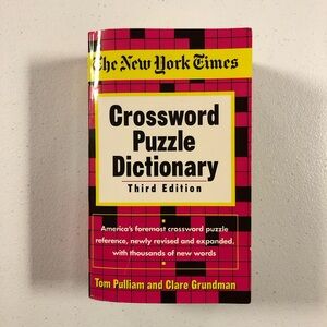 1995 The New York Times CROSSWORD PUZZLE DICTIONARY 3rd Ed (Paperback)